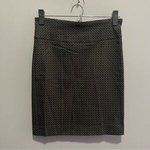 Margaret M Patterned Pull-On Pencil Skirt